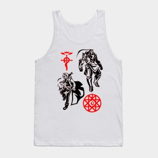 Fullmetal Alchemist Edward and Alphonse Elric Tank Top